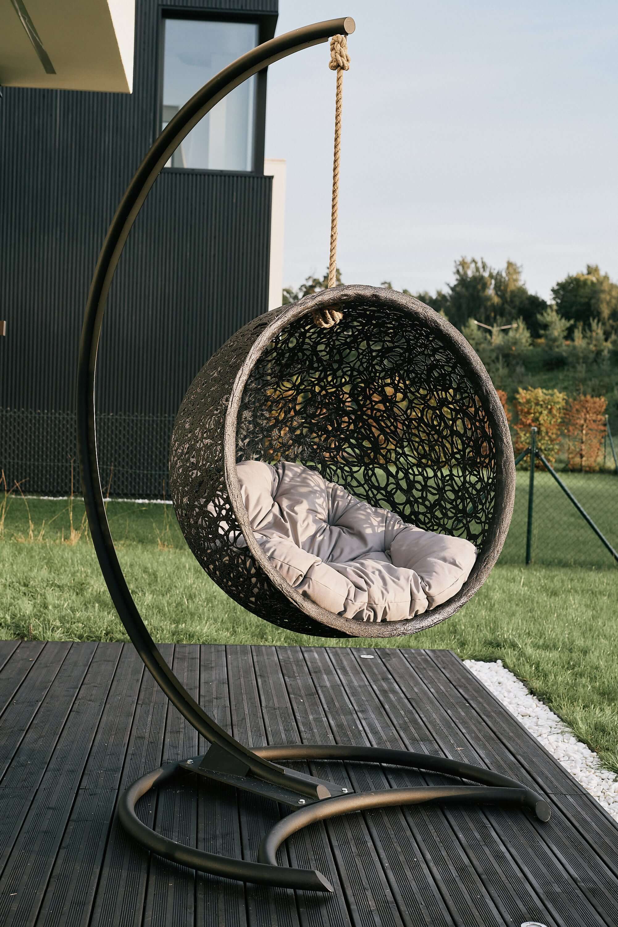 Etna Designs Cushion in Moon chair